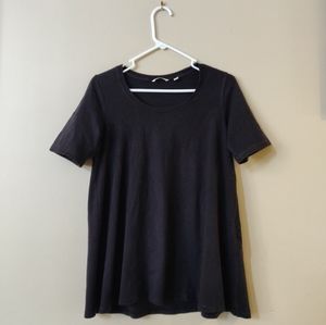 💖3/$25💖 Flowy Long Uniqlo Black T-Shirt